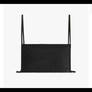 WEWOREWHAT black RUCHED JERSEY KNIT TOP